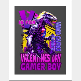 V is for Valentines: The Fun and Funny Gamer T-Shirt Collection Posters and Art